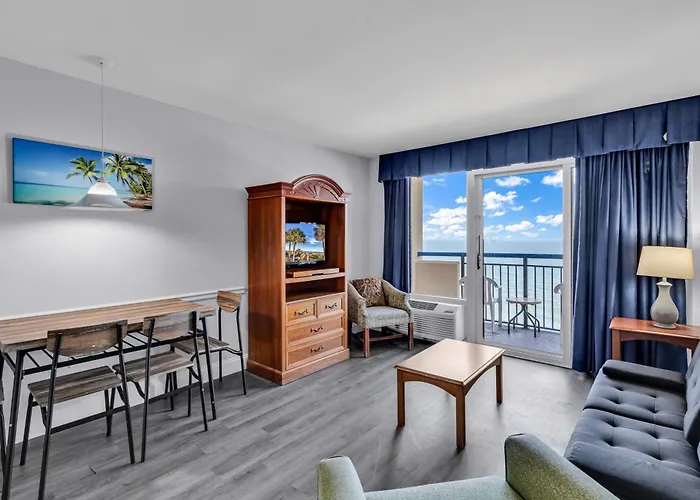 Boardwalk Beach Resort Condo W Oceanfront Balcony