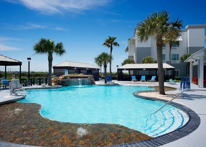 Beach hotel: Courtyard By Marriott Galveston Island